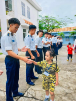 Trường MN Vĩnh Hoà tổ chức cho các cháu MG 4-6 tuổi tham quan Tiểu đoàn 15 Học viện Hải Quân nhân ngày TLQĐNDVN 22/12/2023