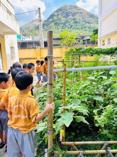 Khối MG 5-6 tuổi tham quan Trường Tiểu học Vĩnh Hoà 1- Nha Trang