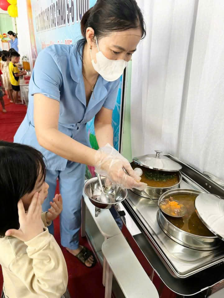 Tiệc buffet cuối năm học 2024-2025 trường MN Vĩnh Hoà