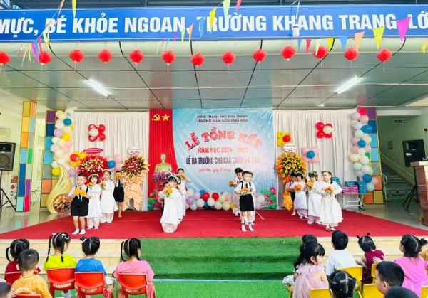 Lễ Tổng kết năm học 2024-2025 và lễ ra trường cho các bé 5-6 tuổi