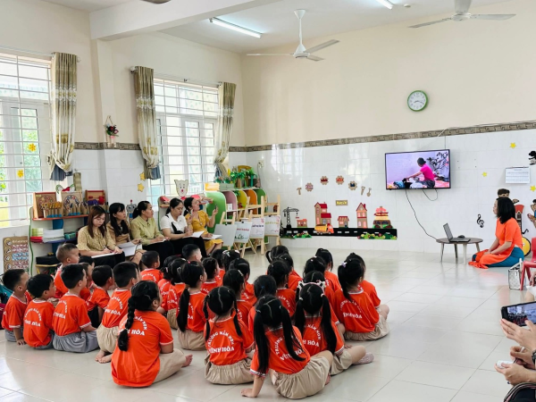 Cụm chuyên môn Mầm non 2 – phường Bắc Nha Trang tổ chức Sinh hoạt chuyên môn năm học 2025–2026 tại Trường MN Vĩnh Hoà