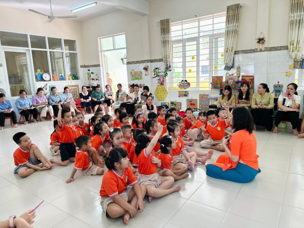 Cụm chuyên môn Mầm non 2 – phường Bắc Nha Trang tổ chức Sinh hoạt chuyên môn năm học 2025–2026 tại Trường MN Vĩnh Hoà