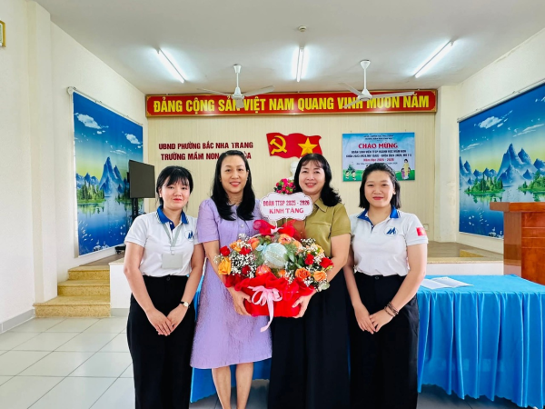 Chào mừng các em sinh viên Trường CĐSP TW Nha Trang về thực tập tại trường