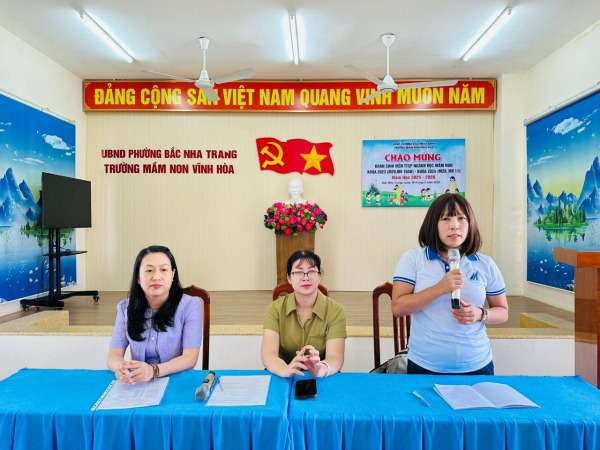 Chào mừng các em sinh viên Trường CĐSP TW Nha Trang về thực tập tại trường