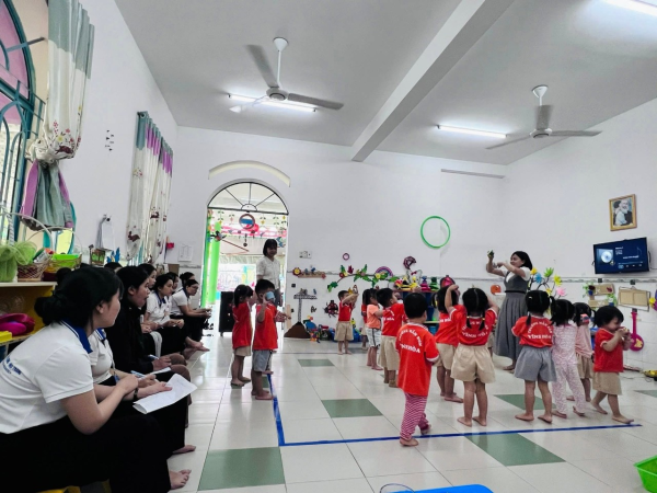 Chào mừng các em sinh viên Trường CĐSP TW Nha Trang về thực tập tại trường
